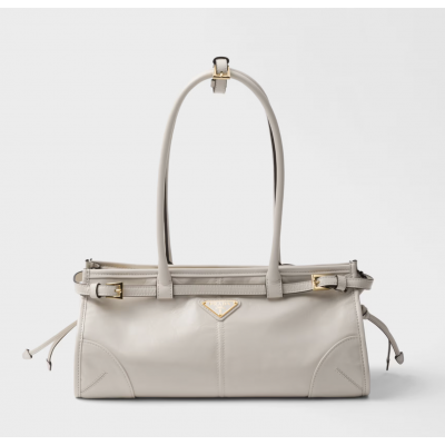 PRADA BONNIE MEDIUM WHITE 1BA426 (32*15.5*12cm)