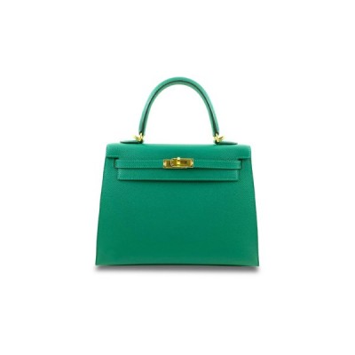 HERMÈS EPSOM KELLY SELLIER 25 VERT VERTIGO (25*17*7cm)
