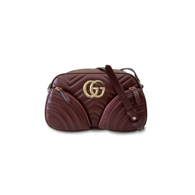 GUCCI GG MARMONT LEATHER CROSSBODY BAG 798715 (24.5*15*9cm)