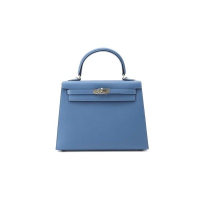 HERMÈS MASTER HERMES KELLY 25 HANDTASCHE IN AZUR BLAU (25*17*7cm)