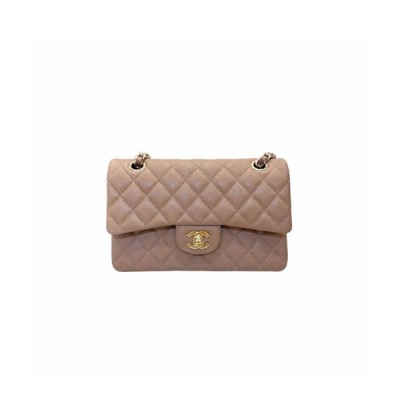 CHANEL CLASSIC FLAP BAG KHAKI SMALL (23*14.5*6cm)
