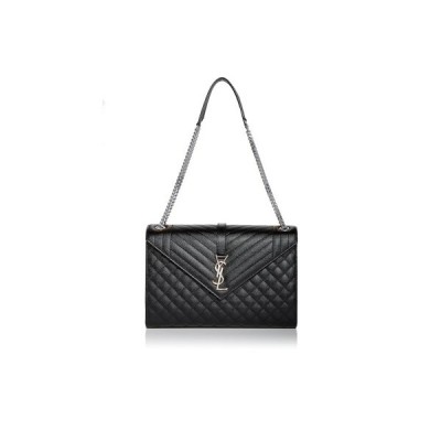 YSL ENVELOPE LARGE QUILTED LEATHER CROSSBODY 4167088 (31*22*7.5cm)