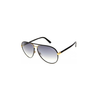 GUCCI AVIATOR SUNGLASSES UZAJJ BLACK LEATHER G2887S