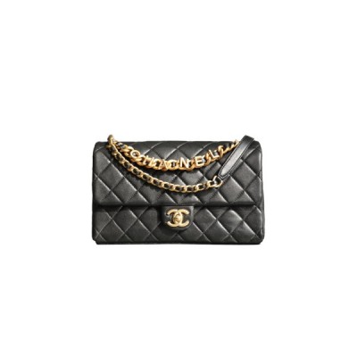 CHANEL MASTER LETTERING CHAIN FLAP BAG (26*15*7cm)