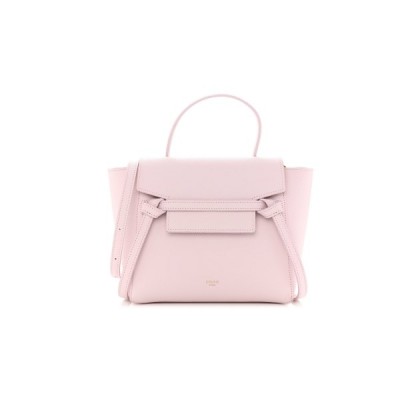CELINE GRAINED CALFSKIN NANO BELT BAG PEONY (20*17*11cm)