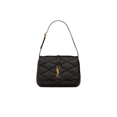 YSL LE 5 À 7 LAMBSKIN HOBO BAG 698567AAAO01000 (24*18*5.5cm)