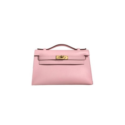HERMÈS MINI KELLY SWIFT 3Q NEW SAKURA PINK (22*14*7cm)