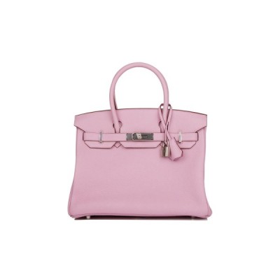 HERMES BIRKIN 30 MAUVE SYLVESTRE CLEMENCE PALLADIUM HARDWARE (30cm)