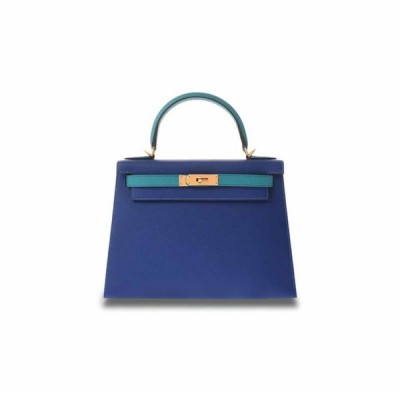 HERMÈS KELLY 28 EPSOM DOUBLE COLOR COMBINATION IMPORTED (28*22*10cm)