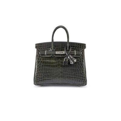 HERMÈS MASTER BIRKIN 35 CUMULONIMBUS GREY ALLIGATOR BAG BK3088SCROCOSSP (35*25*18cm)