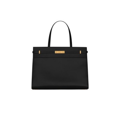 YSL MANHATTAN IN BOX SAINT LAURENT LEATHER 5537450SX0W1000 (40*29.5*15.5cm)