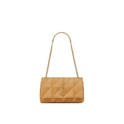 YSL JAMIE MEDIUM CHAIN BAG &amp;QUOT;CARR&amp;EACUTE; RIVE GAUCHE&amp;QUOT; IN LAMBSKIN AND SUEDE&amp;QUOT; IN LAMBSKIN AND SUEDE 515821COPP77019 (25*15*7.5cm)