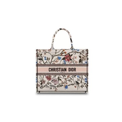 DIOR MEDIUM ROSA MUTABILIS BOOK TOTE M1286ZRFS-M885 (41*35*18cm)