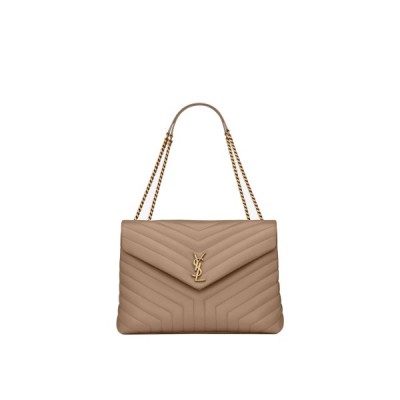 YSL LOULOU LARGE CHAIN BAG IN QUILTED LEATHER 574947DV7272826 (38*27*14cm)