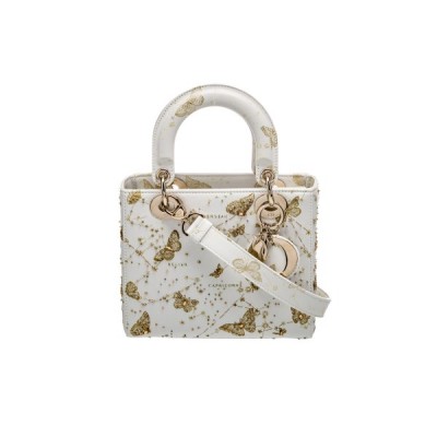 CHRISTIAN DIOR LEATHER TOP HANDLE BAG M0531OBZY-M933 (20*17.5*7.5 cm)