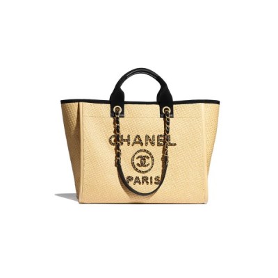 CHANEL DEAUVILLE LARGE TOTE GOLD HARDWARE A66941 (50*30*22cm)