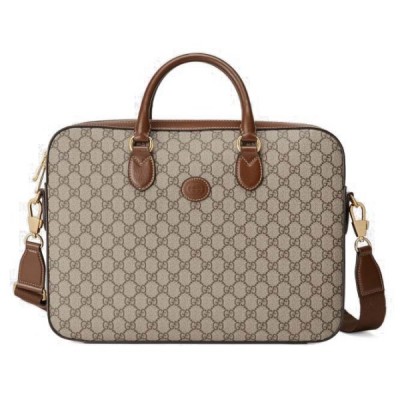 GUCCI BUSINESS CASE WITH INTERLOCKING&amp;G 674140（40*30*6cm）