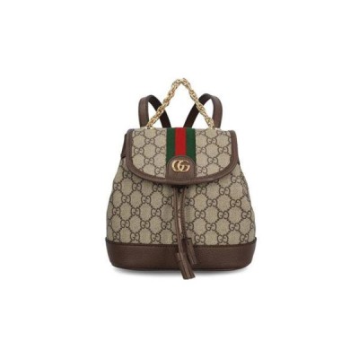 GUCCI OPHIDIA GG BEIGE-EBONY MINI BACKPACK 795221 (20.5*20*12cm)