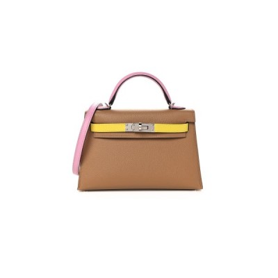 HERMÈS MASTER EPSOM MINI KELLY II THREE COLOR COMBINATIONS (19*12*5.5cm)