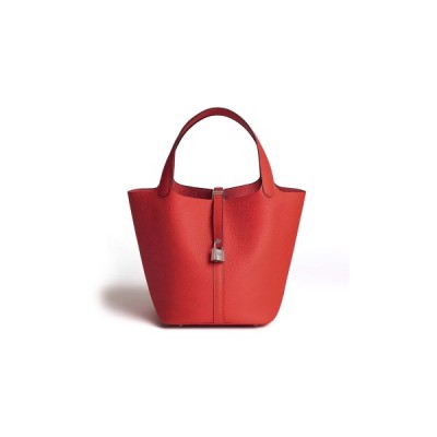 HERMES PICOTIN LOCK 22 TAURILLON CLEMENCE H060991C155 (22*21*17cm)