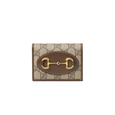 GUCCI GUCCI HORSEBIT 1955 CARD CASE WALLET 621887 (17.5*11cm)