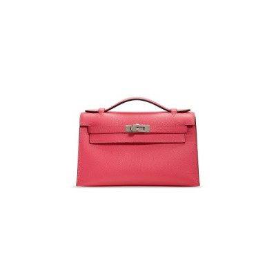 HERMES MINI KELLY EPSOM 8W ROSE AZALEE (22*14*7cm)