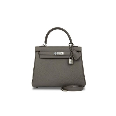 HERMÈS MASTER KELLY 25 PALLADIUM HARDWARE (25*17*7cm)