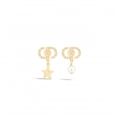 DIOR PETIT CD LUCKY CHARMS EARRINGS E3714WOMCY_D03S