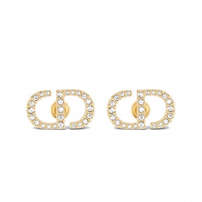 DIOR PETIT CD STUD EARRINGS E1742PTCCY_D301