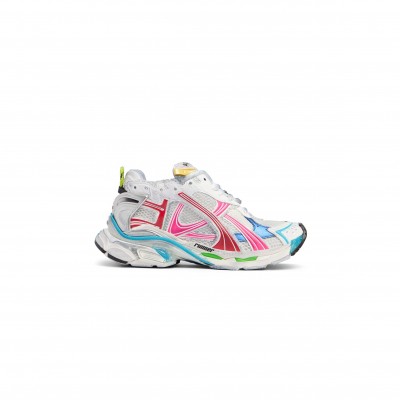 BALENCIAGA RUNNER RUBBER &amp; MESH SNEAKERS 772774W3RBW9645