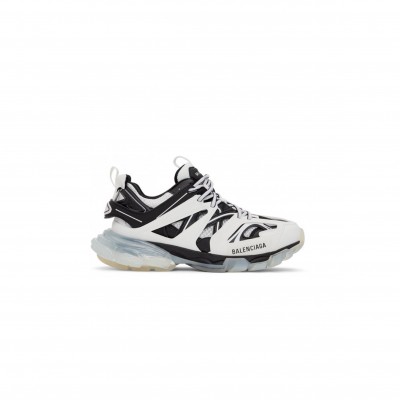BALENCIAGA BLACK &amp; WHITE TRACK SNEAKERS 647741W3BZ29010