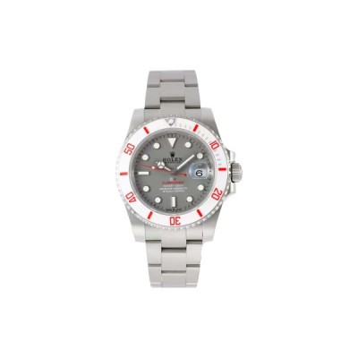 ROLEX SUBMARINER DIW PARAKEET GREY DIAL WATCH 116610LN